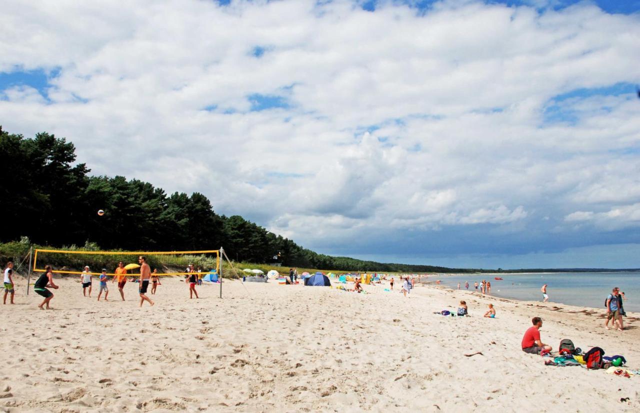 Ferienhaus zum Boddenstrand mit Kamin Groß Zicker Exterior foto
